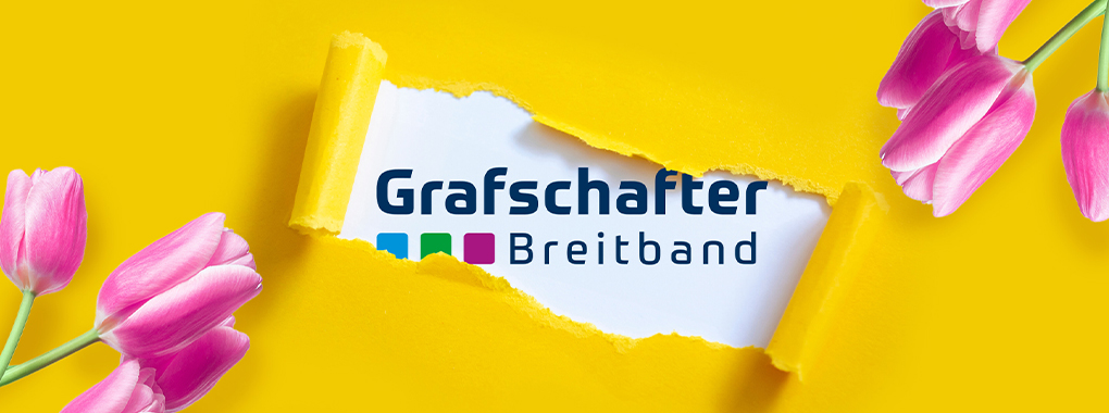 Grafschafter Breitband: Pünktlich zum Frühlingsanfang mit neuem Logo