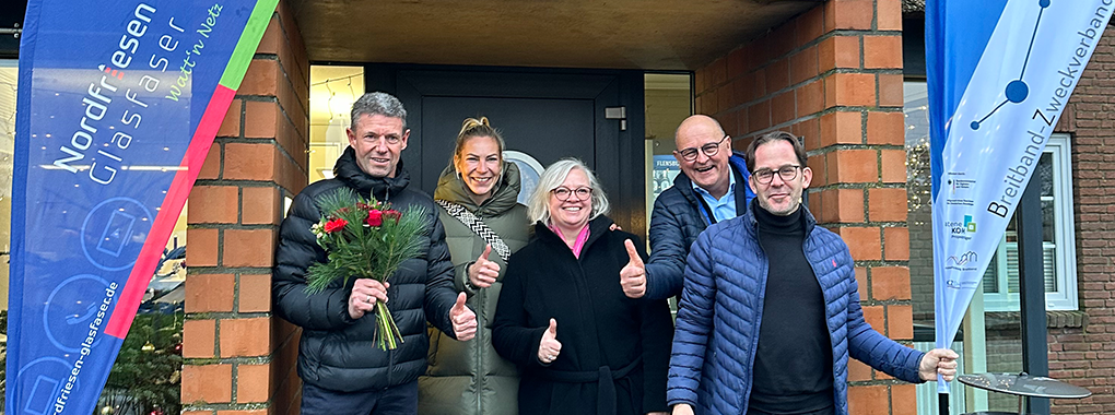 Nordfriesen Glasfaser: Gelungene Bescherung Nordfriesen Glasfaser: Gelungene Bescherung