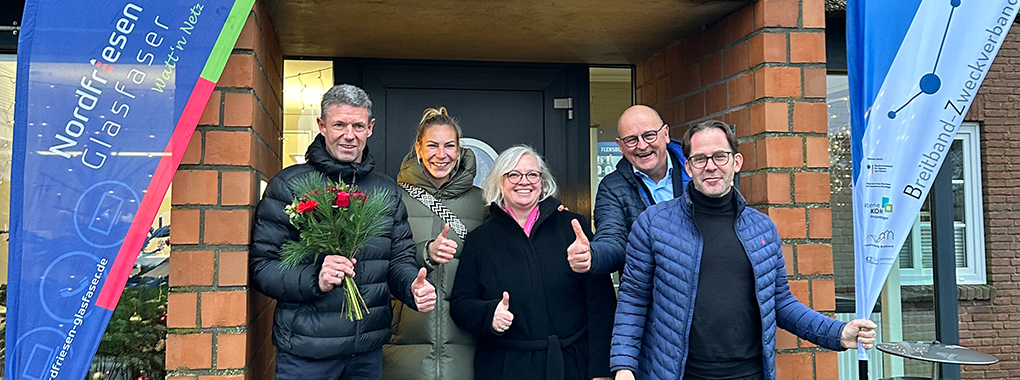 Nordfriesen Glasfaser: Gelungene Bescherung