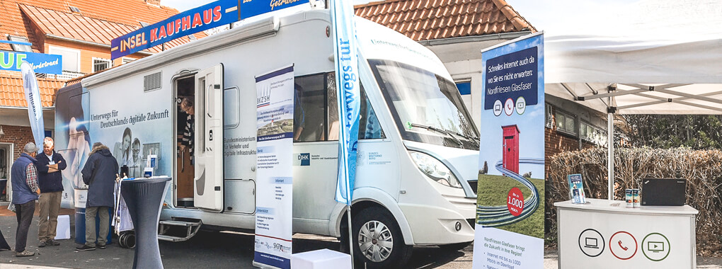 Breitbandmobil: Erfolgreicher Besuch auf Nordstrand Breitbandmobil: Erfolgreicher Besuch auf Nordstrand