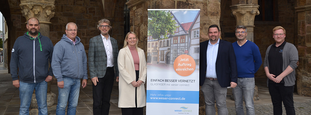 weser connect: Startschuss für Glasfaservermarktung in Minden weser connect: Startschuss für Glasfaservermarktung in Minden